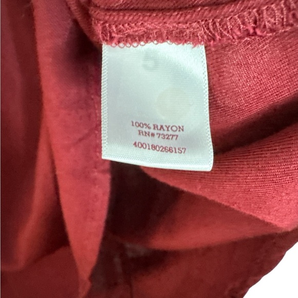 SO Burgundy Lace-Up Collared Sleeveless Dress - Picture 6 of 7